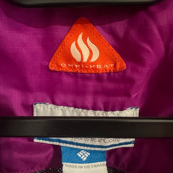 Columbia Omni heat Women's Vibrant Pink/purple Puffer Jacket - Picture 2 of 4